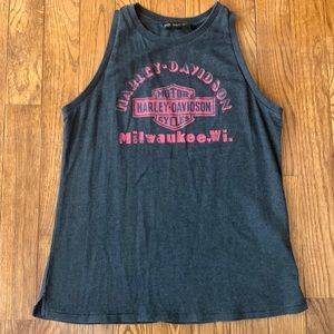 Harley Davidson tank. Purchased at the museum in Milwaukee